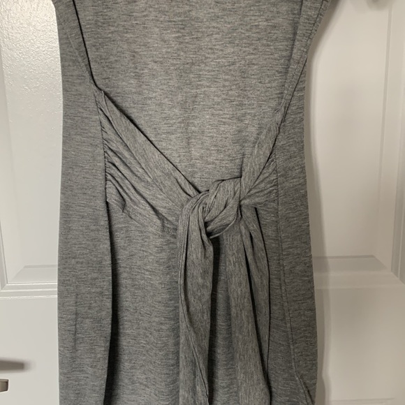 Grey Tie Dress - Picture 3 of 5